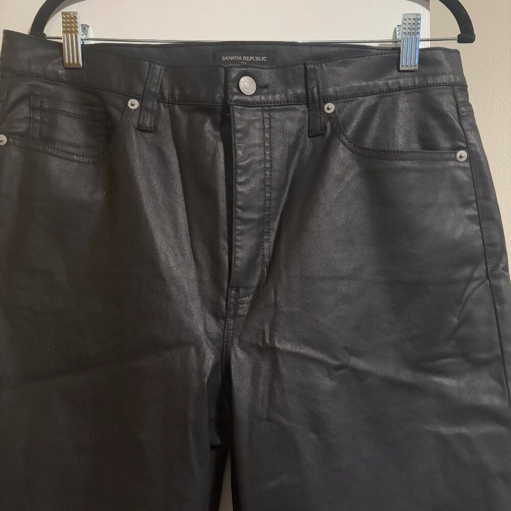 Banana Republic Curvy High Rise Slim Size 32/14 Black - Picture 2 of 14